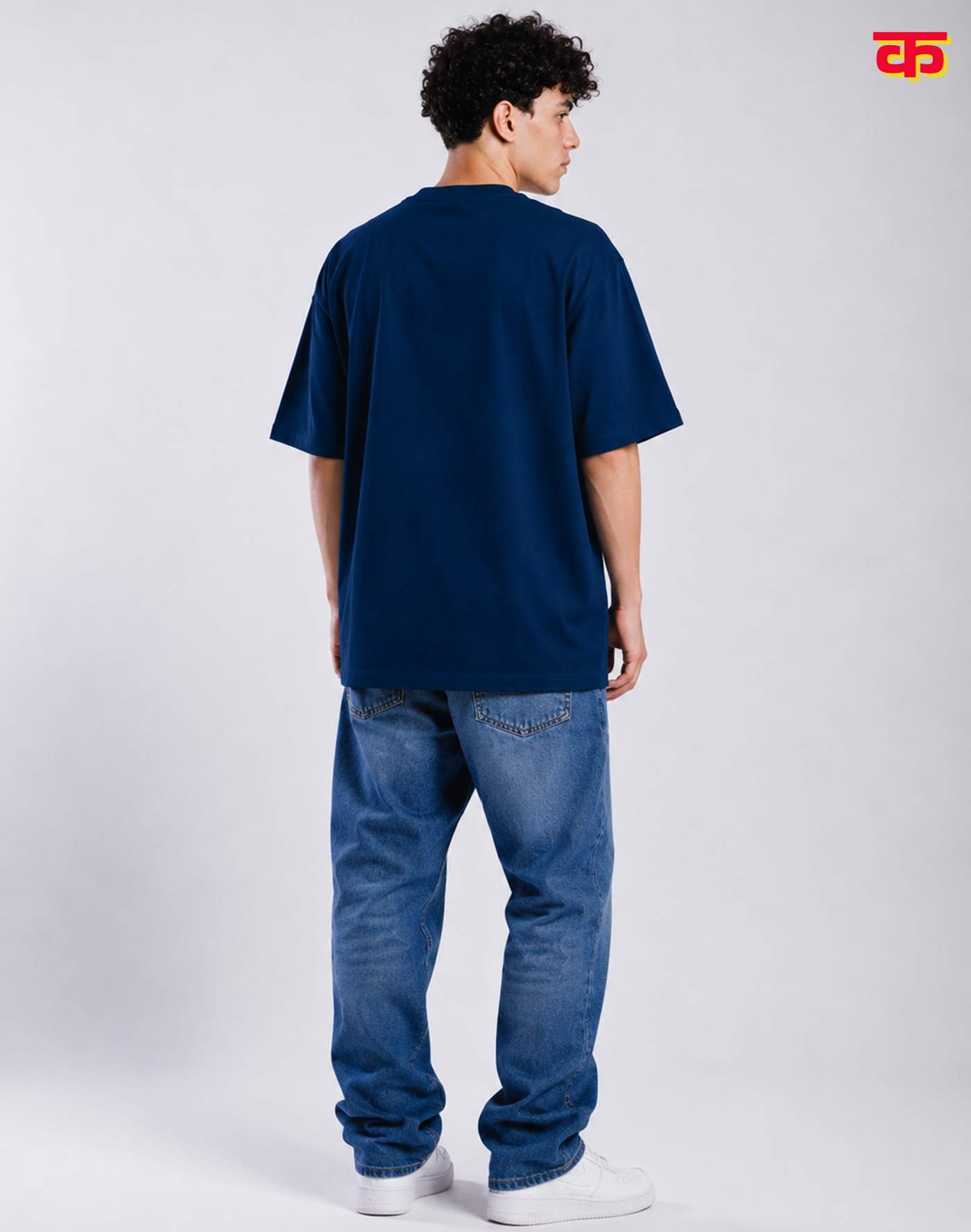 Casual Loose Fit Oversized T-Shirt (Nexa Blue)